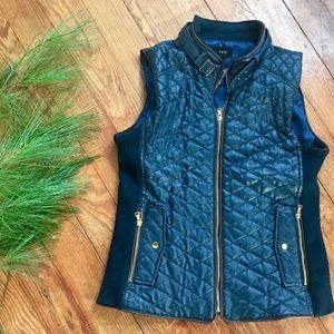 Stitch Fix Fate quilted faux leather vest size Lg